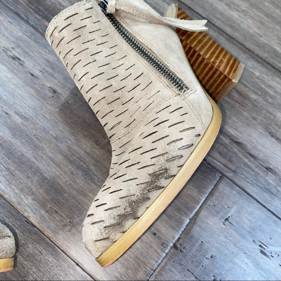 Gunmetal devyn‎ shoes booties perforated - Picture 8 of 10